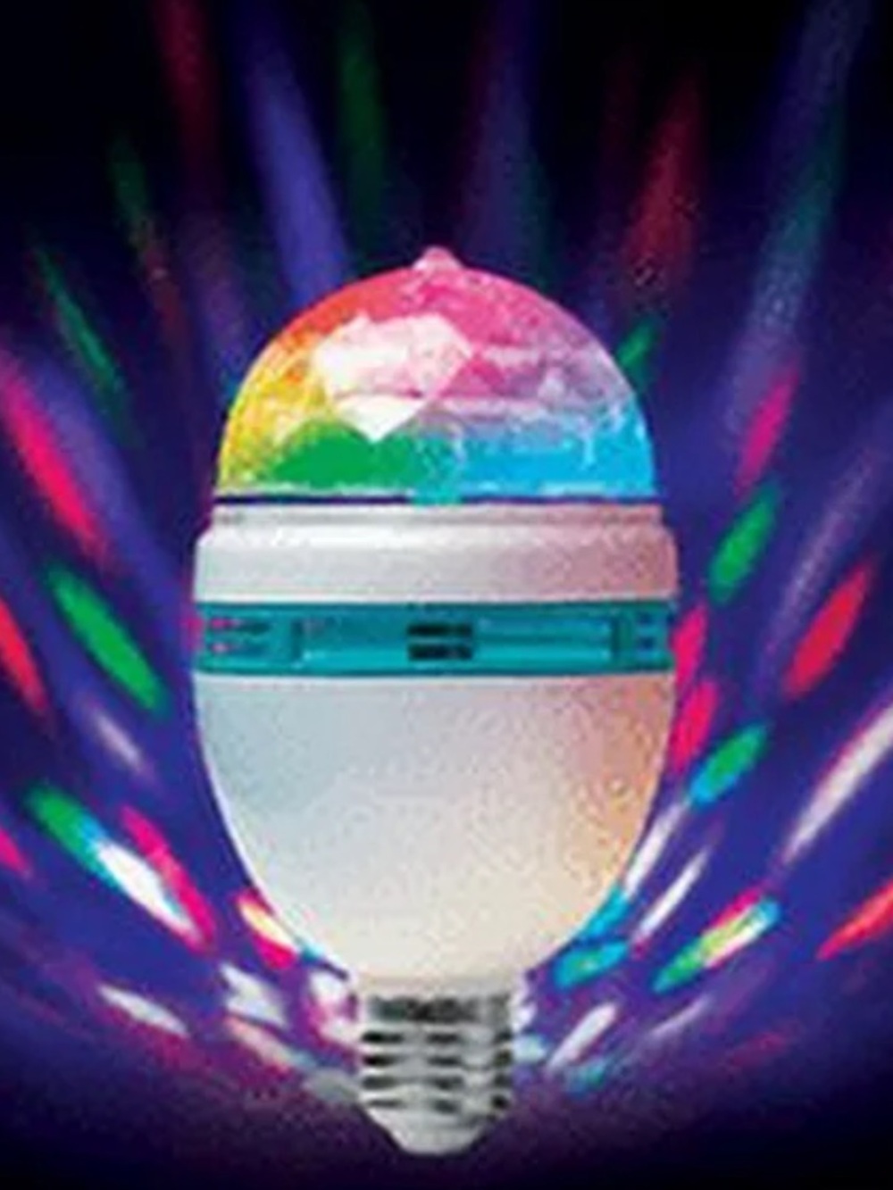 MERKURY INNOVATIONS 🪩DISCO PARTY🪩 LED SELF-ROTATING MULTI LIGHT BULBS 🌟BNIB🌟 - Picture 9 of 16